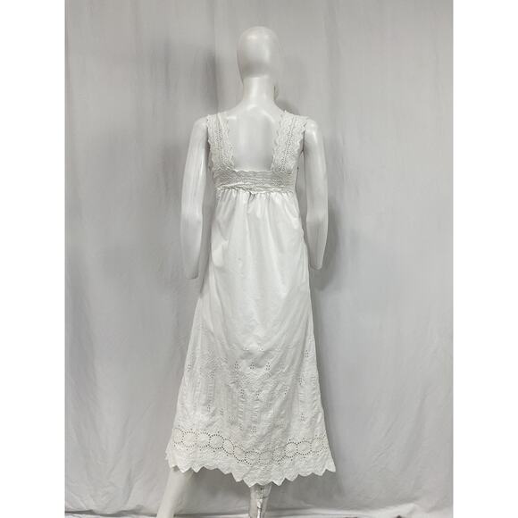 Posse 'Amelia' White Cotton Shift Dress Size XXS - Picture 3 of 5